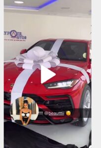 Congratulations In Order As Beauty Tukura Acquires A Lamborghini (VIDEO/PHOTOS) 