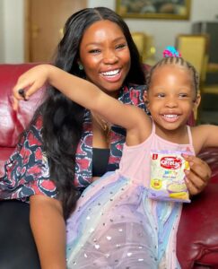 "Thank You For Choosing Me As Your Mum"- Reality Tv Star, Bambam Celebrates Daughter's 4th Birthday