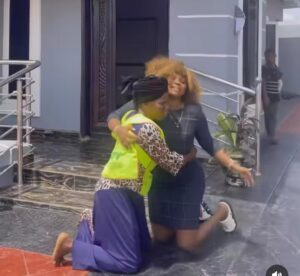 "Easter Gift To My Golden Mum, We Hawked Together & Borrowed Money For Rent Even As An Actress" Emotional Moment As Actress Evan Okoro Gifts Her Mum A House 