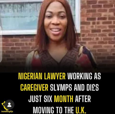 Nigerian Lawyer Working As Caregiver S|umps And D!es Just Six Months After Moving To UK