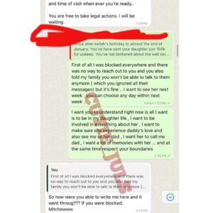 "I Want A Close Attention To My Child, So Your Fiance Is Not Seen As The Father....I'm Sorry For Any Hurt I Caused You"- Leaked Chats Between Lord Lamba & Queen Mercy Atang Surfaces (DETAIL)