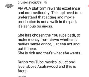 "AMVCA Rewards Excellence Not Mediocrity" Netizens React After Ruth Kadiri Didn't Get Any Nomination Or Award At AMVCA 