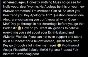 "What Happened To Women Supporting Women, Are You Not Aware Of What Queen May Is Going?...." - Uche Maduagwu Questions As He Bl@sts Yvonne Jegede Following Her Apologies To May Edochie (DETAIL)