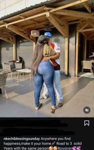 "Anywhere You Find Happiness, Make It Your Home"- Actress Nkechi Blessing Writes As She Celebrates 3 Years Relationship Anniversary With Boyfriend (PHOTOS)