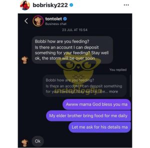 "You're An Angel, My Mum & Everything" Socialite Bobrisky Tells Tonto, Reveals A Convo They Had While He Was In Prison As They Settle Their B££f (DETAILS)