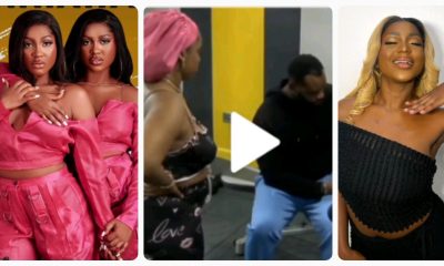 BBNaija: Video Of Handi D£stroying Biggie's Property in Heated Quarrel with Twin Sister Wanni Surfaces