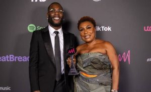 "I Can't Believe I Gave Birth to Such a Great Son!"-Burna Boy's Mother Reacts to His Hugo Boss Ad Campaign VIDEO & PHOTOS