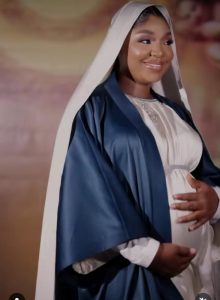 "I give praise to the Blessed Trinity and honour to our Mother Mary, who stood by me throughout."- Actress Ekene Umenwa & husband welcomes first child (VIDEO)