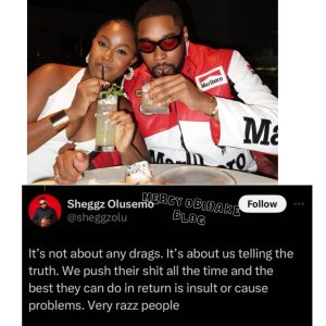 Former Big Brother Naija housemate Sheggz recently expressed his frustration with the fanbase of his girlfriend and fellow ex-housemate, Bella Okagbue.