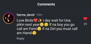 BBN FairMe Tells Ben And Chizoba To Name Their Child Handi (DETAIL)