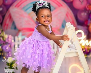 "You’ve Filled Our Hearts With Endless Joy, We Cherish And Adore You"- Tobi Bakre & Wife Celebrates Daughter's 1st Birthday