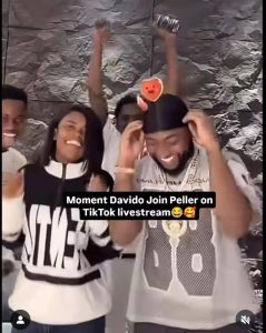 Davido To Gift Peller, Jarvis & Jo Blaq Over 200 Million Naira Made From Live Stream/ Breaks Record As Most Watched Live Stream On Tiktok (VIDEO/DETAILS)