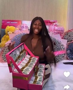 BBNaija Finalist Nelly Receives Bundles Of Cash, Lavish Gifts from Fans & Luxury Shoes From Nengi (PHOTOS/VIDEO