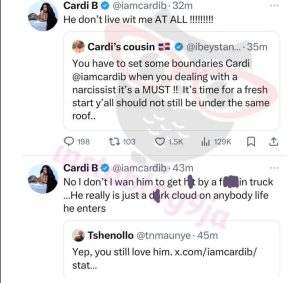 "I Wish The W0rst On Him, I Never H@t£d Someone Soooo Much" – Cardi B Shares Hurtful Words About Estranged Husband Offset (DETAILS)