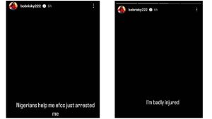 Videos Of Bobrisky Arrested At Airport On His Way To London Surfaces