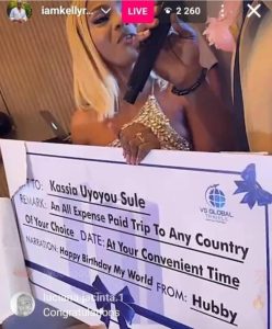 Kassia Recieves 5 Million From Fans & All Expense Paid Trip To Any Country Of Her Choice From Husband, Kelly Rae (VIDEOS/PHOTOS)